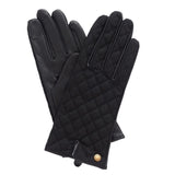 Barbour Womens Gloves Scarlet Black