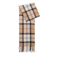 Barbour Womens Beanie/Scarf Dover Hailes Gift Set Hessian Tartan