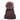 Barbour women's brown knitted beanie hat