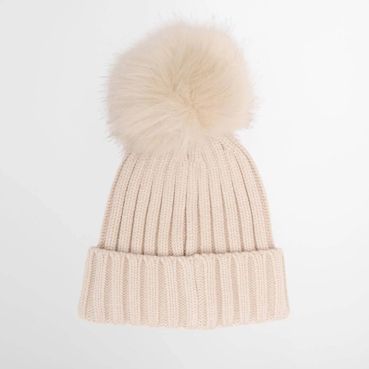 Barbour International Conway women's moonbeam knitted beanie hat