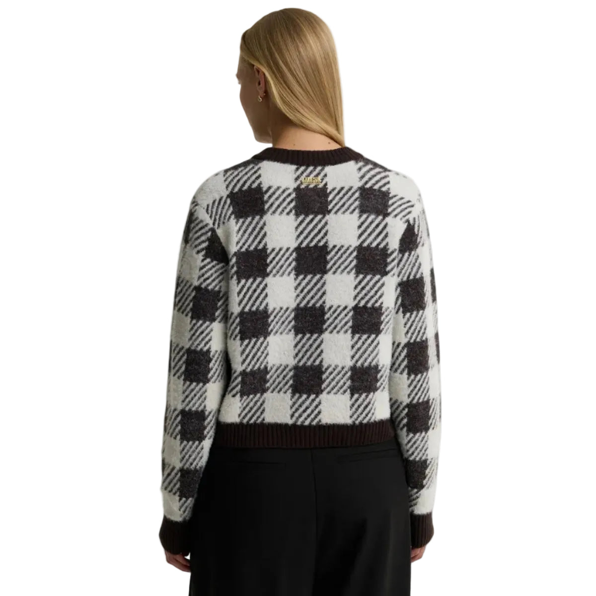 Barbour International Womens Cardigan Halina Knitted Truffle Multi