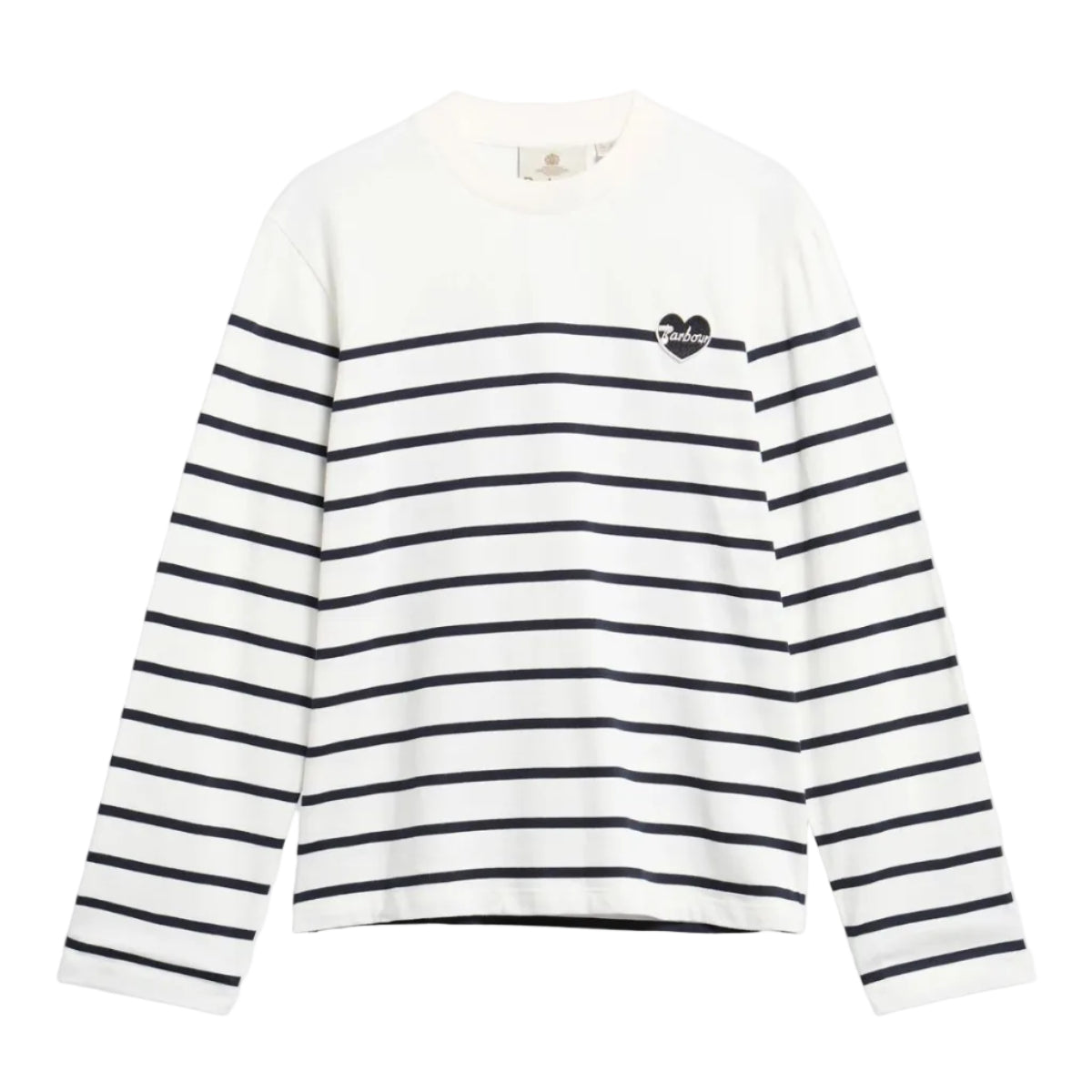 Barbour Womens Top Harling Striped Cloud/Dark Navy