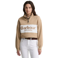 Barbour Womens Half Zip Zaria Sweatshirt Warm Trench