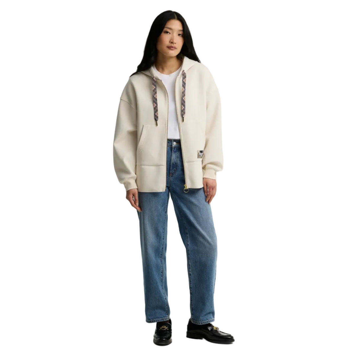 Barbour Womens Hoodie Delilah Birch