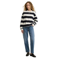 Barbour Womens Sweatshirt Eva Cloud/Dark Navy