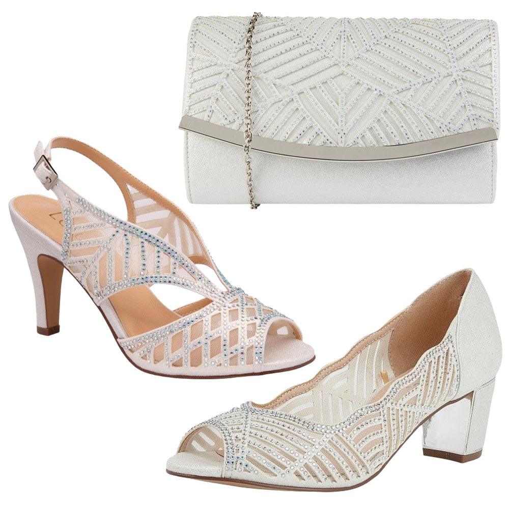 Lotus Womens Shoe Immy Ice/Diamante - Donaghys