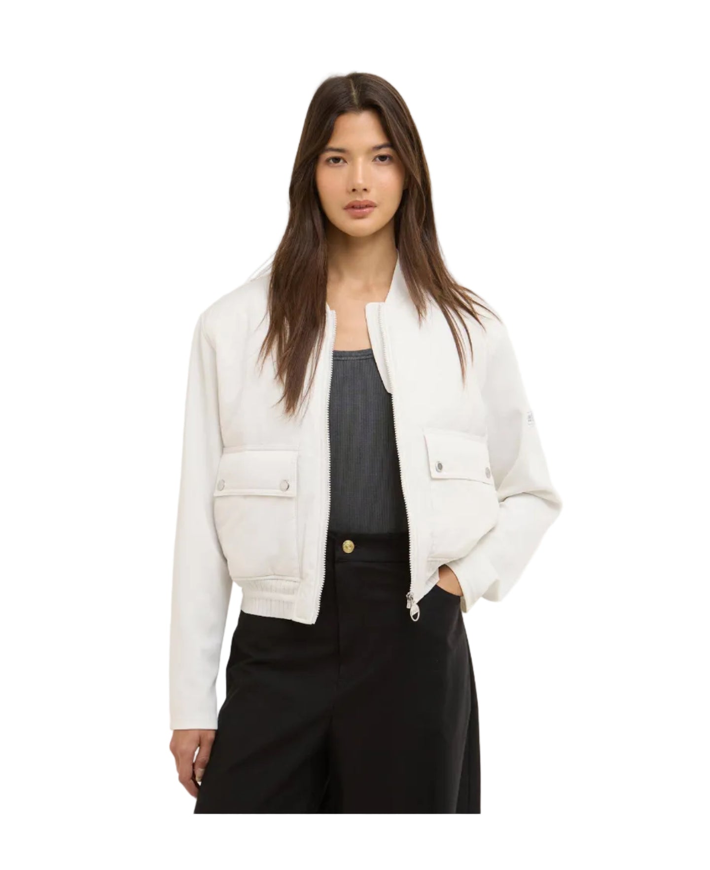 Barbour International Womens Jacket Emerson Quilted Vaporous Grey
