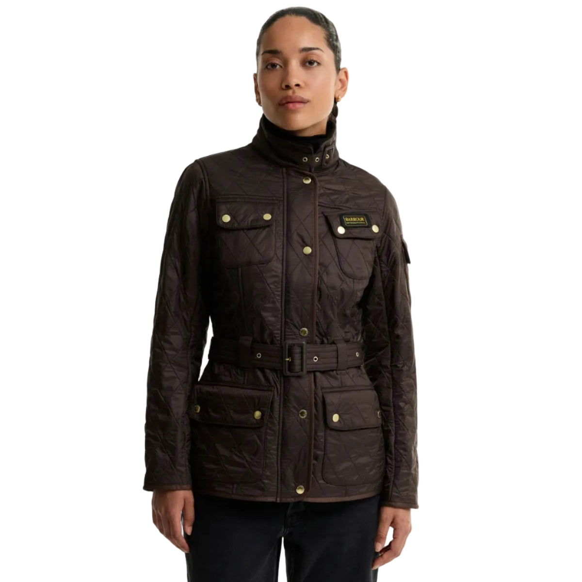 Barbour women's brown quilted jacket