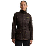 Barbour International Womens Jacket Polarquilt Quilted Truffle