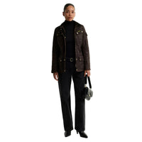 Barbour International Womens Jacket Polarquilt Quilted Truffle