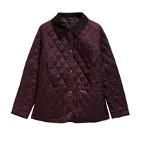 Barbour Womens Jacket Annandale Quilted Black Cherry