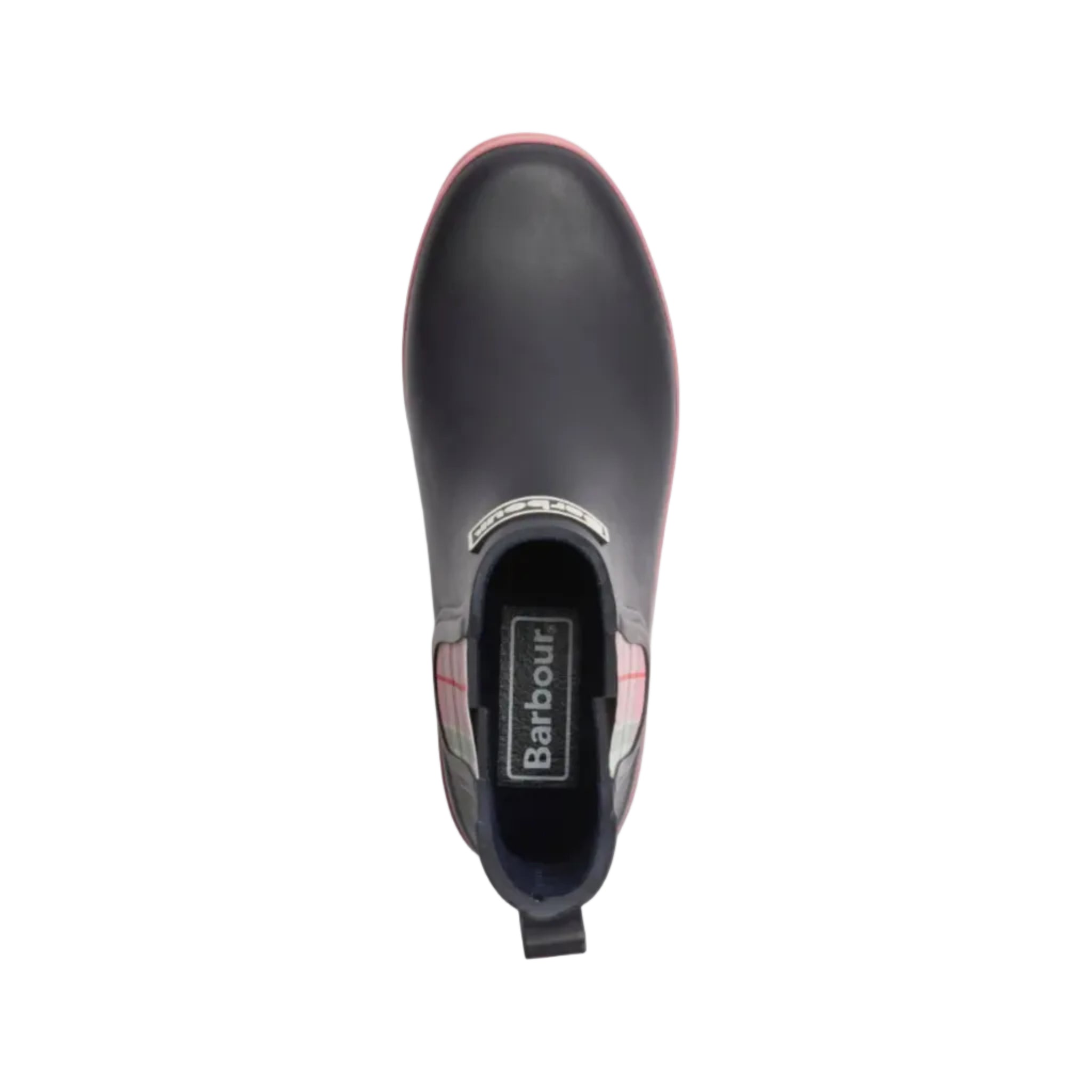 Barbour Womens Wellington Boot Mallow Navy/Cherry