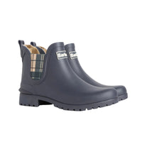 Barbour Womens Boot Kirkton Ankle Wellingtons Navy/Birchwood