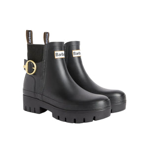 Barbour Womens Boot Hepburn Ankle Wellingtons Black