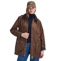 Barbour Womens Wax Jacket Highclere Bark/Mushroom