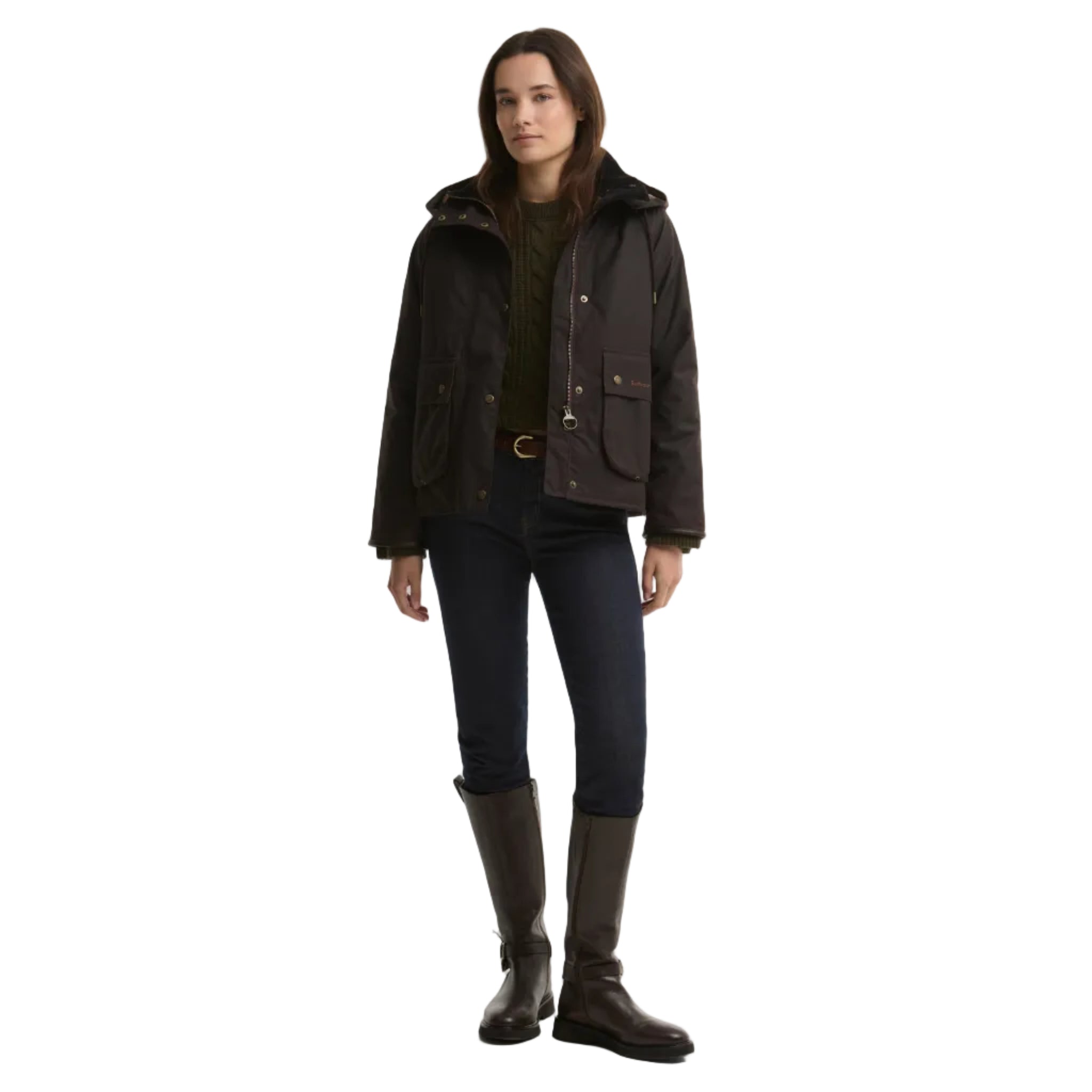 Barbour Womens Wax Jacket Georgette Rustic/Antique