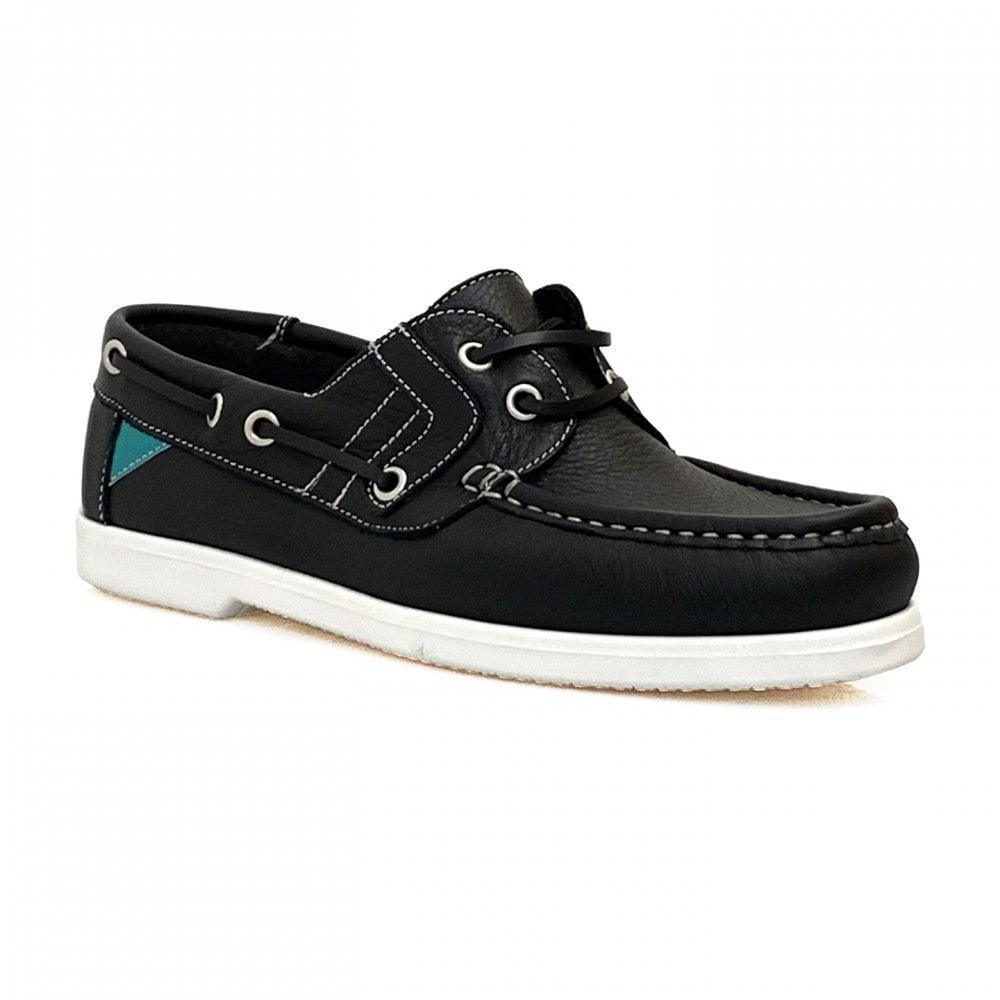 Lauren Thomas Womens Boat Shoe 82249 Black - Donaghys