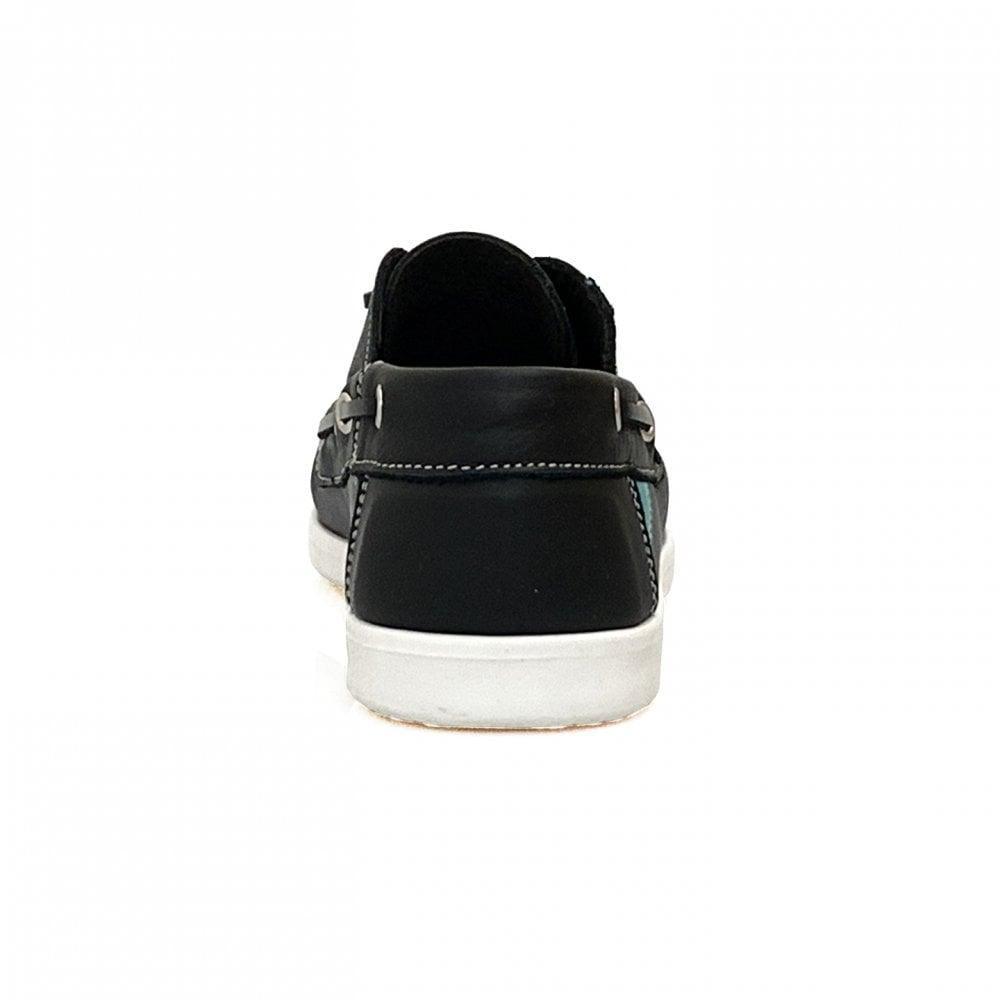 Lauren Thomas Womens Boat Shoe 82249 Black - Donaghys