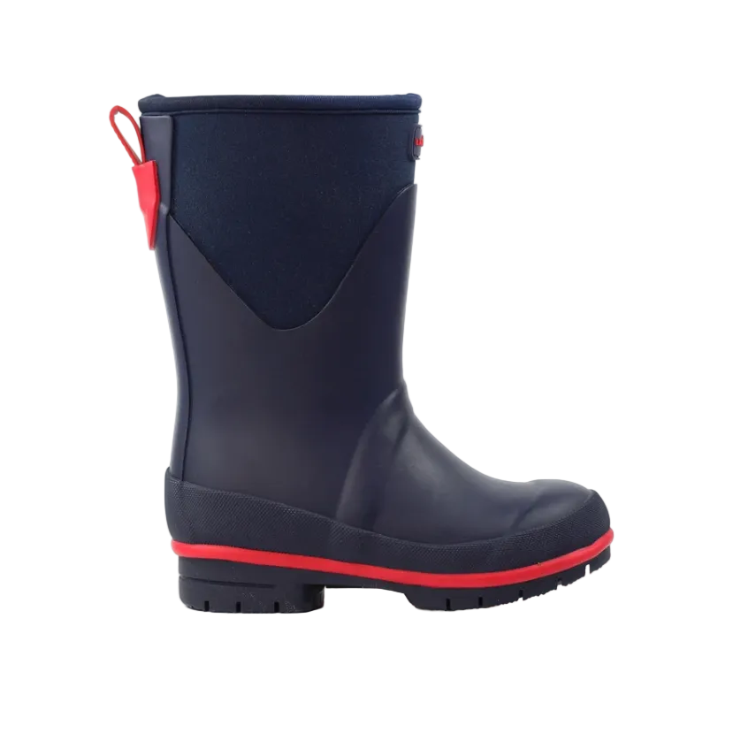 Lazy Dogz Junior Wellington Splash Navy Blue