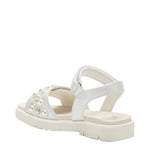 Lelli Kellys Girls Sandal Perla Bianco