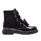 Lelli Kelly Girls Boot Fior Di Fiocco Nero