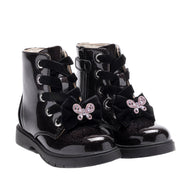 Lelli Kelly Girls Boot Fior Di Fiocco Nero