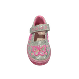 Lelli Kelly Girls Shoe Emerald Glitter Dolly Argento