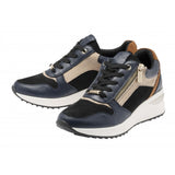 Lotus Womens Trainer Moore Navy/Tan