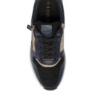 Lotus Womens Trainer Moore Navy/Tan