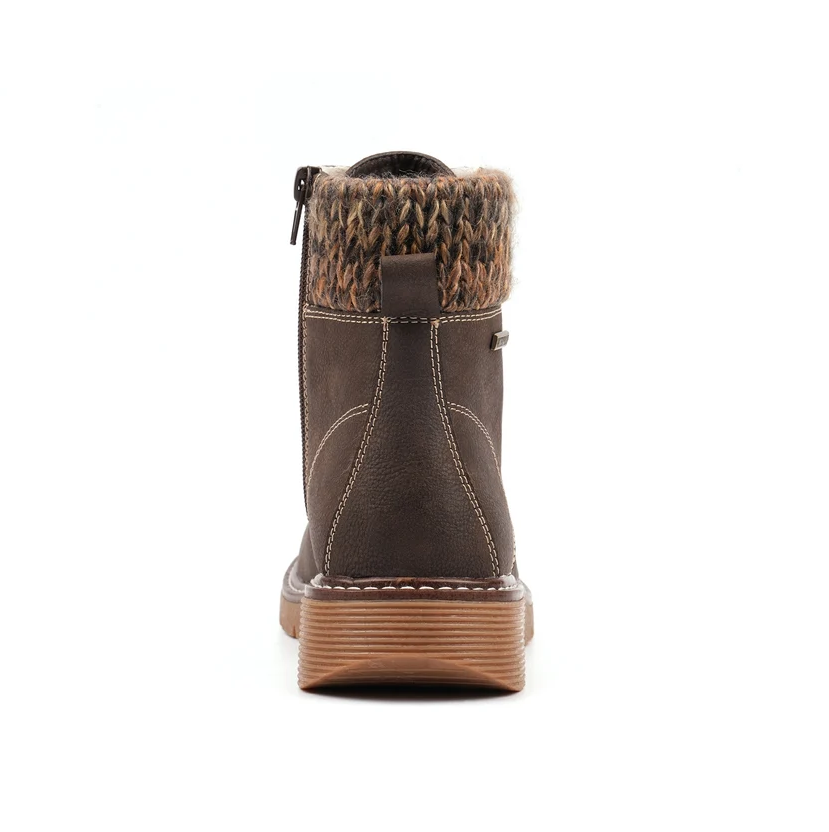 Lunar Womens Boot Elba Wide Fit Brown