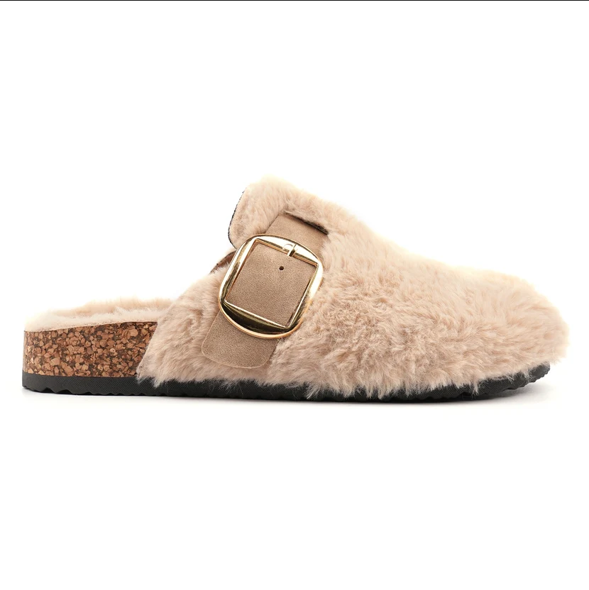 Lunar Womens Slipper Rhianna Beige