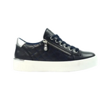 Lunar Xenon women's navy quilted panel trainers