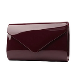 Lunar Elegance Blaze Clutch Bag Burgundy