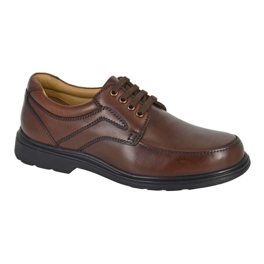 Roamers Mens Shoe M204 Brown