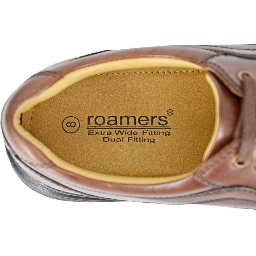 Roamers Mens Shoe M204 Brown