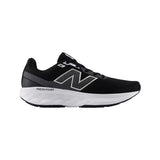 New Balance men's black mesh lace-up trainer
