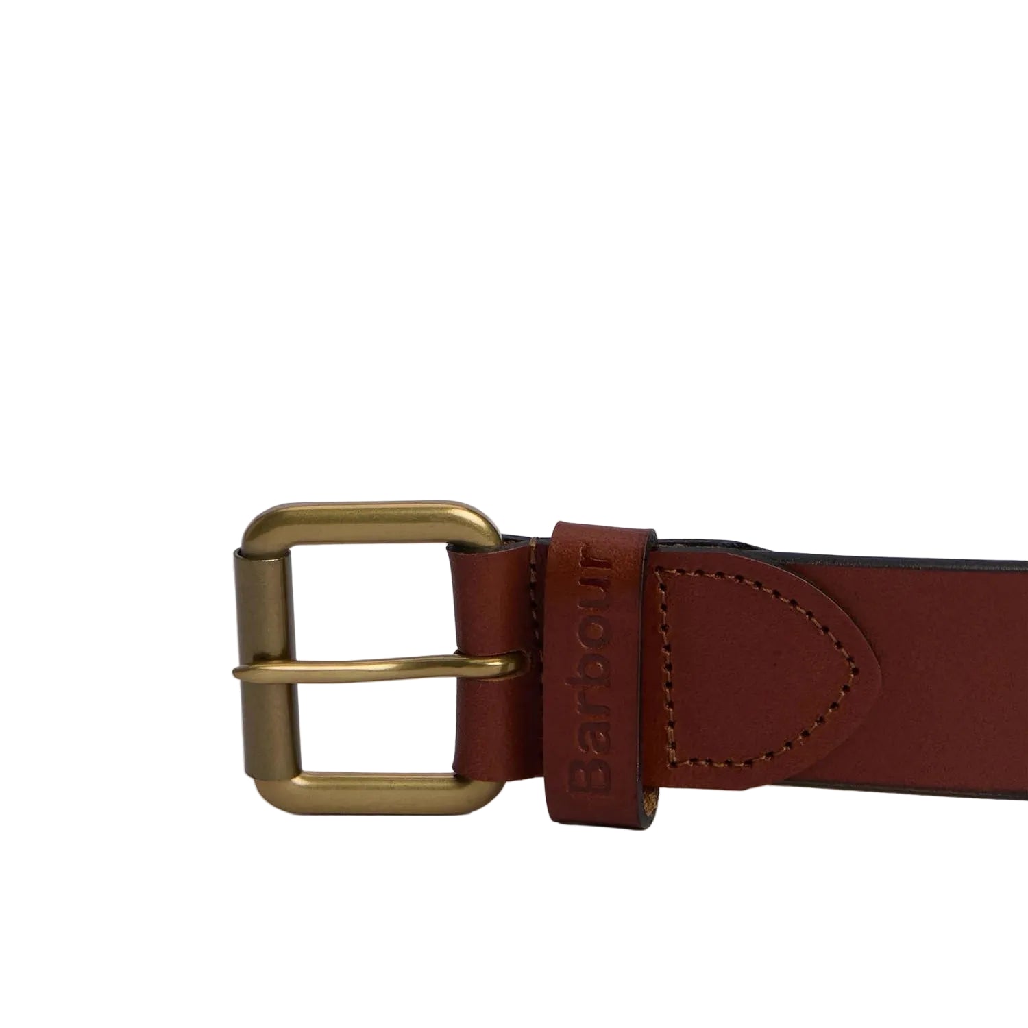 Barbour Mens Belt Allanton Leather Natural Tan