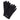 Black fleece gloves with embroidered logo, warm winter accessory, unisex design