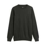 Barbour Mens Sweater Pima Cotton Crewneck Sage