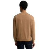 Barbour Mens Sweater Pima Cotton Crewneck Sandstone