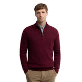 Barbour Mens 1/2 Zip Tisbury Ruby MKN1187 RE53