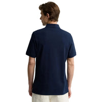 Barbour International Mens Polo Essential Navy