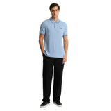 Barbour International Mens Polo Evan Tipped Powder Blue