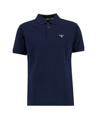 Barbour Mens Polo Sutton Tailored Fit Navy/Highland