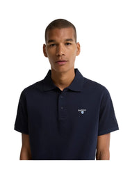 Barbour Mens Polo Sutton Tailored Fit Navy/Highland