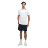 Barbour International Mens Burnwood Tipped Polo Shirt White