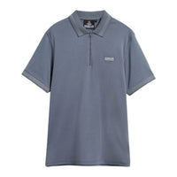 Barbour International Mens Polo Owts Washed Charcoal