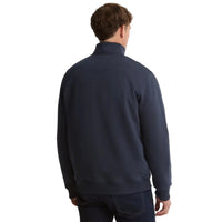Barbour Mens Half Zip Fosse Sweatshirt Navy