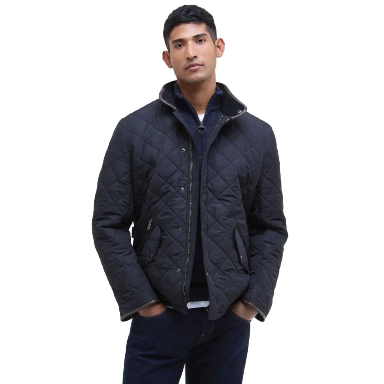 Barbour men's navy quilted jacket