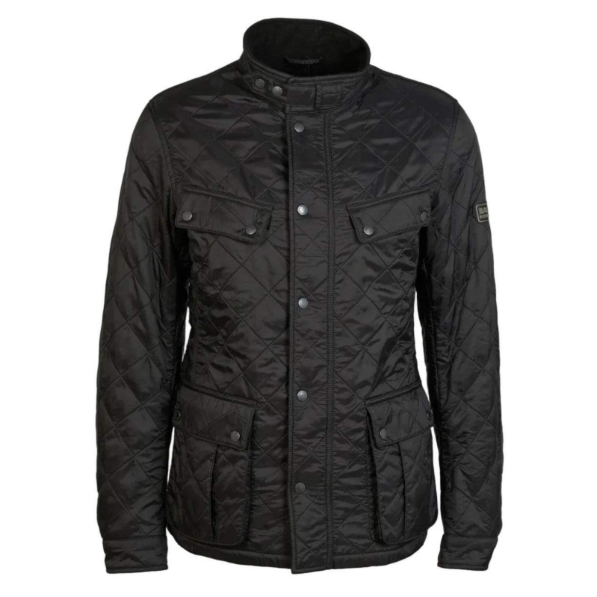 Barbour International Mens Jacket Tourer Ariel Polarquilt Black